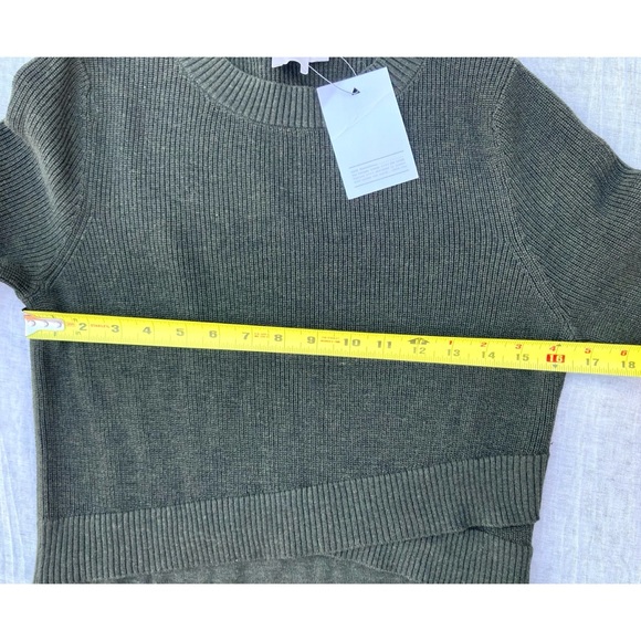 RELISTED ASOS Green Knit Sweater Dress Long Sleeves Crew Neck New With Tags - Picture 11 of 15